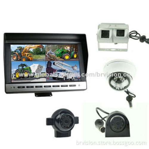 Rear-view System, 10.1" TFT LCD Monitor with Waterproof Night Vision Camera for Bus SurveillanceNew
